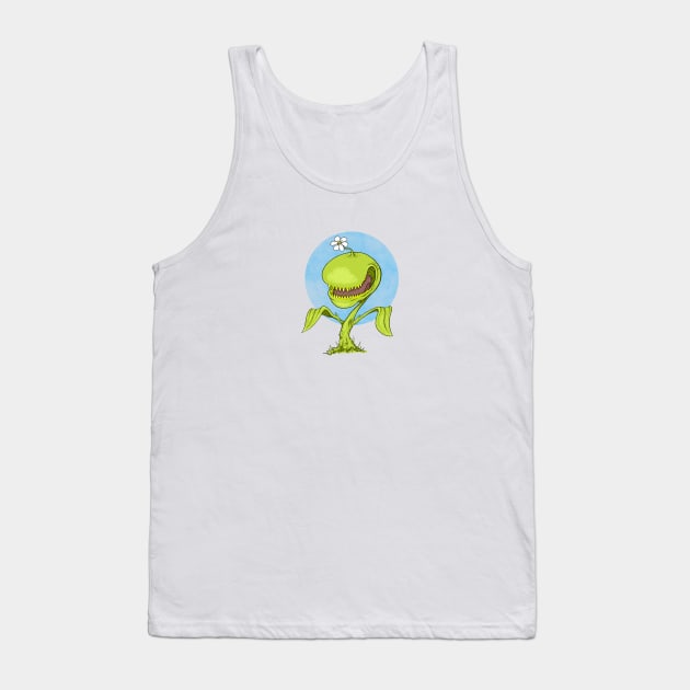 Man Eating Plant Tank Top by AmysBirdHouse